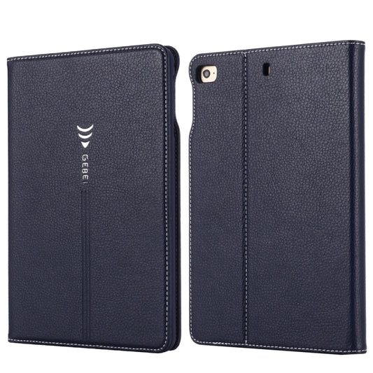 For iPad Mini 2019 & 4 & 3 & 2 & 1 GEBEI PU+TPU Horizontal Flip Protective Case with Holder & Card Slots(Blue) - free shipping - PMC Jewellery - Order now!