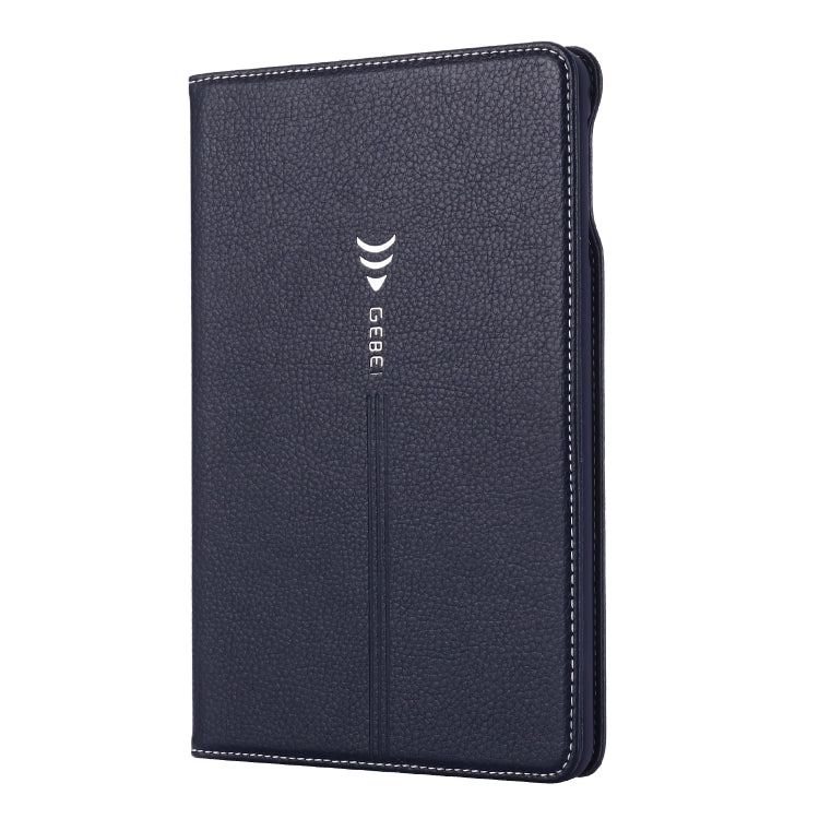 For iPad Mini 2019 & 4 & 3 & 2 & 1 GEBEI PU+TPU Horizontal Flip Protective Case with Holder & Card Slots(Blue) - free shipping - PMC Jewellery - Order now!