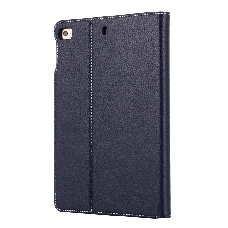 For iPad Mini 2019 & 4 & 3 & 2 & 1 GEBEI PU+TPU Horizontal Flip Protective Case with Holder & Card Slots(Blue) - free shipping - PMC Jewellery - Order now!