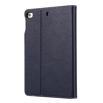 For iPad Mini 2019 & 4 & 3 & 2 & 1 GEBEI PU+TPU Horizontal Flip Protective Case with Holder & Card Slots(Blue) - free shipping - PMC Jewellery - Order now!