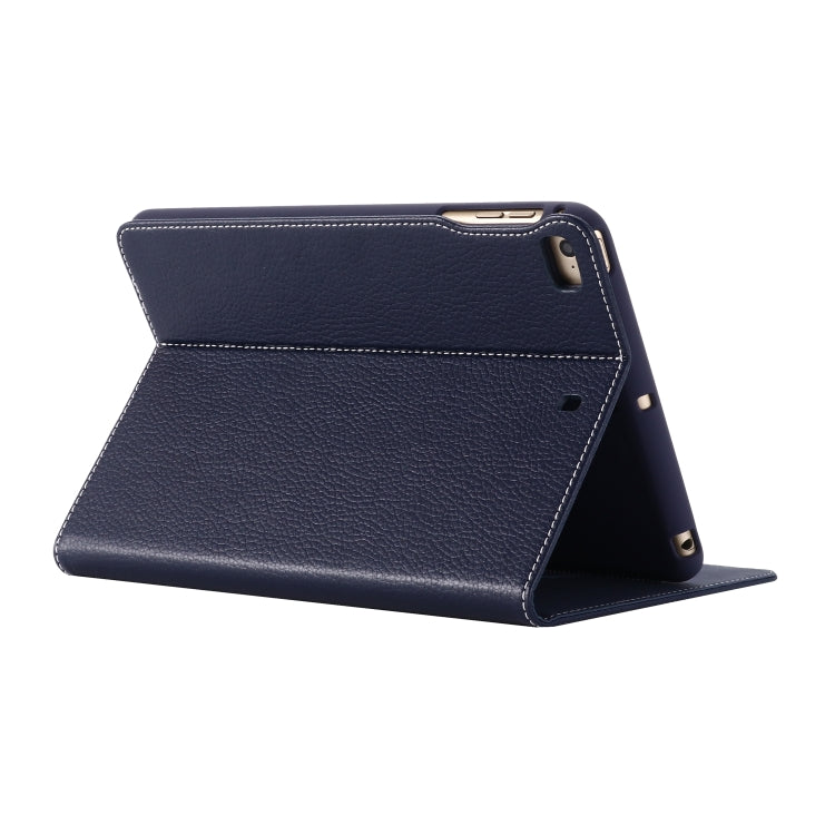 For iPad Mini 2019 & 4 & 3 & 2 & 1 GEBEI PU+TPU Horizontal Flip Protective Case with Holder & Card Slots(Blue) - free shipping - PMC Jewellery - Order now!
