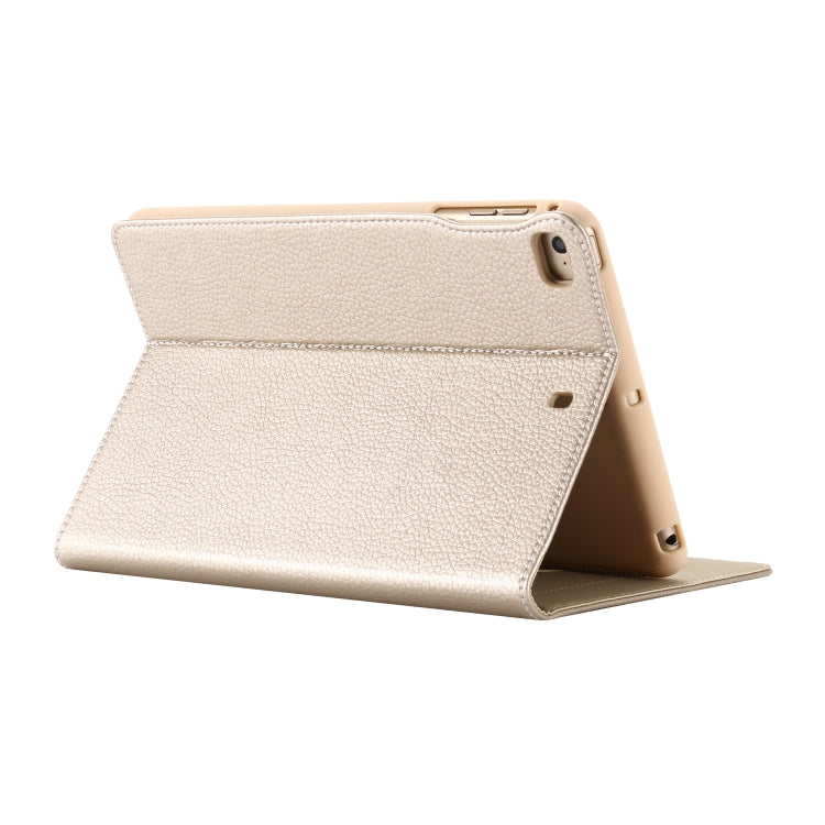 For iPad Mini 2019 & 4 & 3 & 2 & 1 GEBEI PU+TPU Horizontal Flip Protective Case with Holder & Card Slots(Gold) - free shipping - PMC Jewellery - Order now!