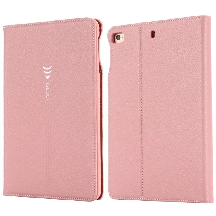 For iPad Mini 2019 & 4 & 3 & 2 & 1 GEBEI PU+TPU Horizontal Flip Protective Case with Holder & Card Slots(Rose Gold) - free shipping - PMC Jewellery - Order now!