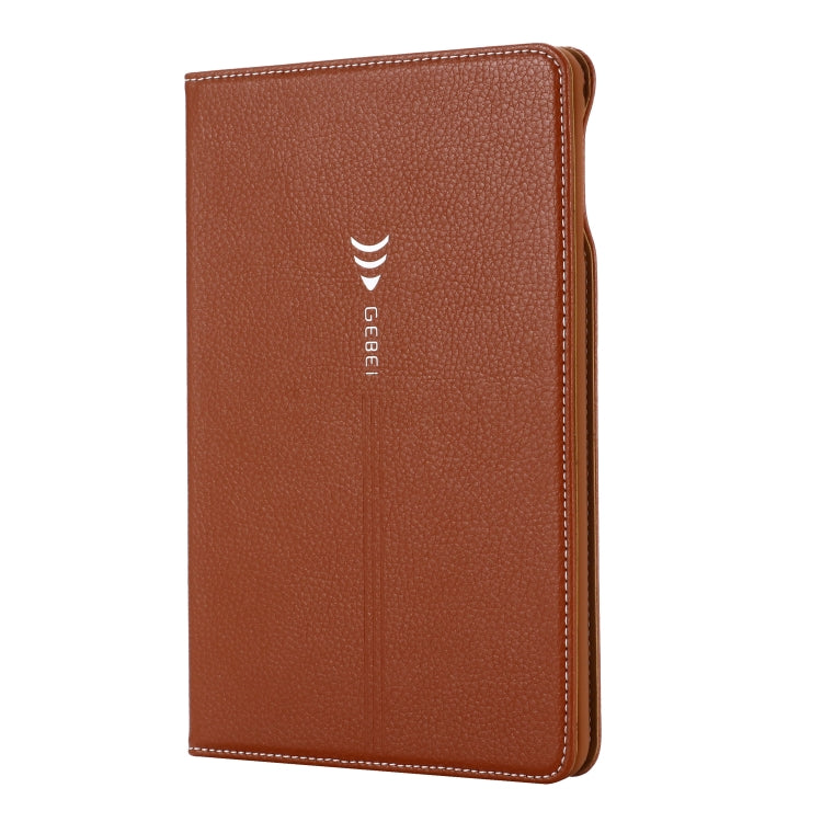 For iPad Mini 2019 & 4 & 3 & 2 & 1 GEBEI PU+TPU Horizontal Flip Protective Case with Holder & Card Slots(Brown) - free shipping - PMC Jewellery - Order now!