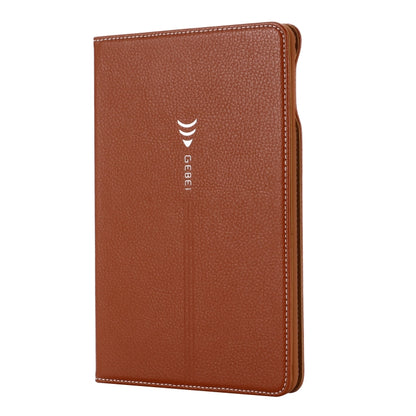 For iPad Mini 2019 & 4 & 3 & 2 & 1 GEBEI PU+TPU Horizontal Flip Protective Case with Holder & Card Slots(Brown) - free shipping - PMC Jewellery - Order now!