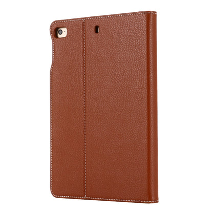 For iPad Mini 2019 & 4 & 3 & 2 & 1 GEBEI PU+TPU Horizontal Flip Protective Case with Holder & Card Slots(Brown) - free shipping - PMC Jewellery - Order now!