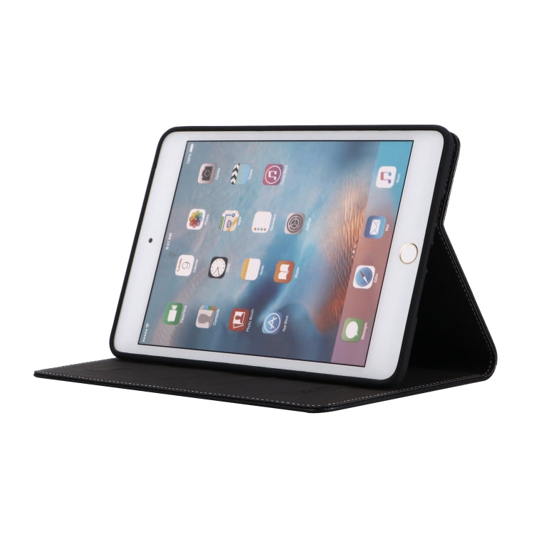 For iPad Mini 2019 & 4 & 3 & 2 & 1 GEBEI PU+TPU Horizontal Flip Protective Case with Holder & Card Slots(Brown) - free shipping - PMC Jewellery - Order now!
