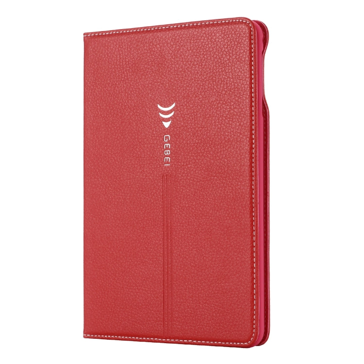 For iPad Mini 2019 & 4 & 3 & 2 & 1 GEBEI PU+TPU Horizontal Flip Protective Case with Holder & Card Slots(Red) - free shipping - PMC Jewellery - Order now!