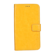 For Ulefone Armor 11 5G idewei Crazy Horse Texture Horizontal Flip Leather Case with Holder & Card Slots & Wallet(Yellow)
