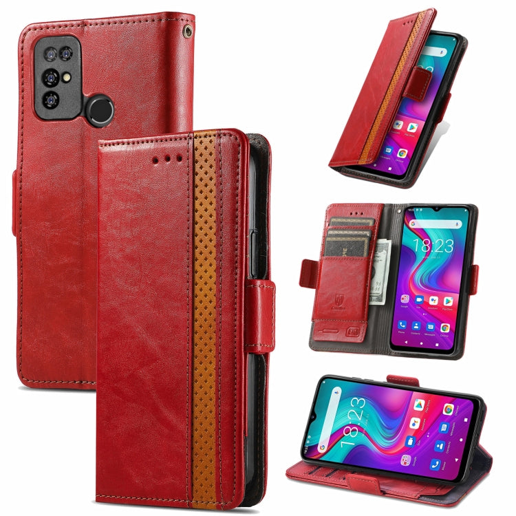 For Doogee X96 Pro CaseNeo Business Splicing Dual Magnetic Buckle Horizontal Flip PU Leather Case with Holder & Card Slots & Wallet(Red) - More Brand by PMC TechLife | Online Shopping South Africa | PMC TechLife | Buy Now Pay Later Mobicred