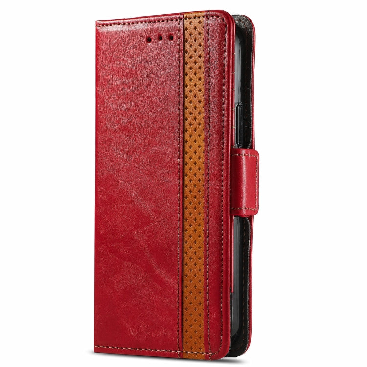 For Doogee X96 Pro CaseNeo Business Splicing Dual Magnetic Buckle Horizontal Flip PU Leather Case with Holder & Card Slots & Wallet(Red) - More Brand by PMC TechLife | Online Shopping South Africa | PMC TechLife | Buy Now Pay Later Mobicred