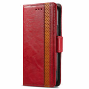 For Doogee X96 Pro CaseNeo Business Splicing Dual Magnetic Buckle Horizontal Flip PU Leather Case with Holder & Card Slots & Wallet(Red)