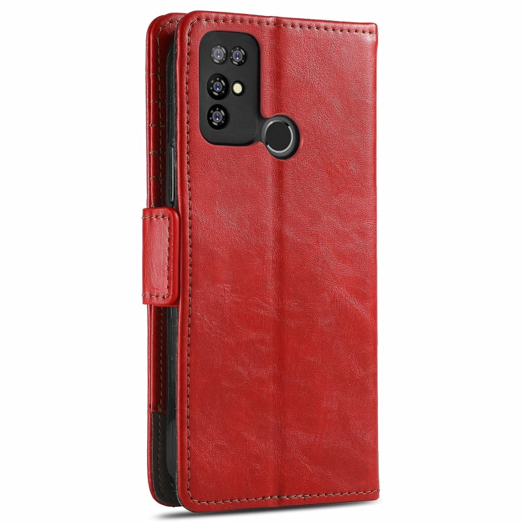 For Doogee X96 Pro CaseNeo Business Splicing Dual Magnetic Buckle Horizontal Flip PU Leather Case with Holder & Card Slots & Wallet(Red) - More Brand by PMC TechLife | Online Shopping South Africa | PMC TechLife | Buy Now Pay Later Mobicred