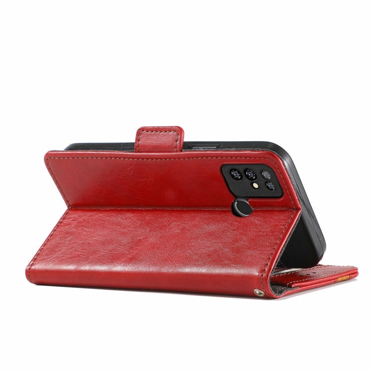 For Doogee X96 Pro CaseNeo Business Splicing Dual Magnetic Buckle Horizontal Flip PU Leather Case with Holder & Card Slots & Wallet(Red) - More Brand by PMC TechLife | Online Shopping South Africa | PMC TechLife | Buy Now Pay Later Mobicred