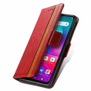 For Doogee X96 Pro CaseNeo Business Splicing Dual Magnetic Buckle Horizontal Flip PU Leather Case with Holder & Card Slots & Wallet(Red)