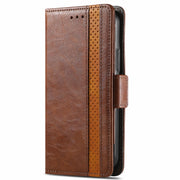 For Doogee X96 Pro CaseNeo Business Splicing Dual Magnetic Buckle Horizontal Flip PU Leather Case with Holder & Card Slots & Wallet(Brown)