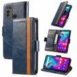 For Doogee X96 Pro CaseNeo Business Splicing Dual Magnetic Buckle Horizontal Flip PU Leather Case with Holder & Card Slots & Wallet(Blue) - More Brand by PMC TechLife | Online Shopping South Africa | PMC TechLife | Buy Now Pay Later Mobicred