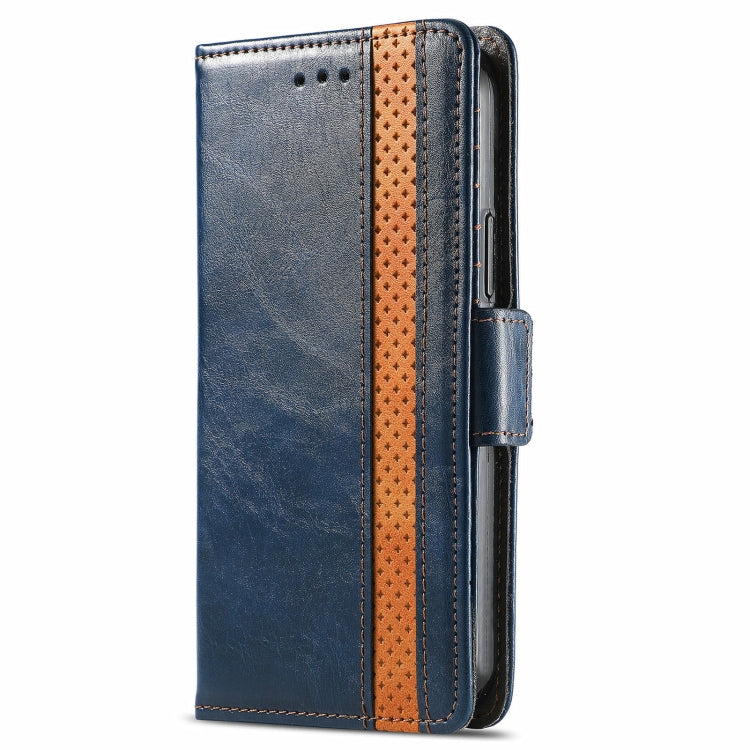For Doogee X96 Pro CaseNeo Business Splicing Dual Magnetic Buckle Horizontal Flip PU Leather Case with Holder & Card Slots & Wallet(Blue) - More Brand by PMC TechLife | Online Shopping South Africa | PMC TechLife | Buy Now Pay Later Mobicred