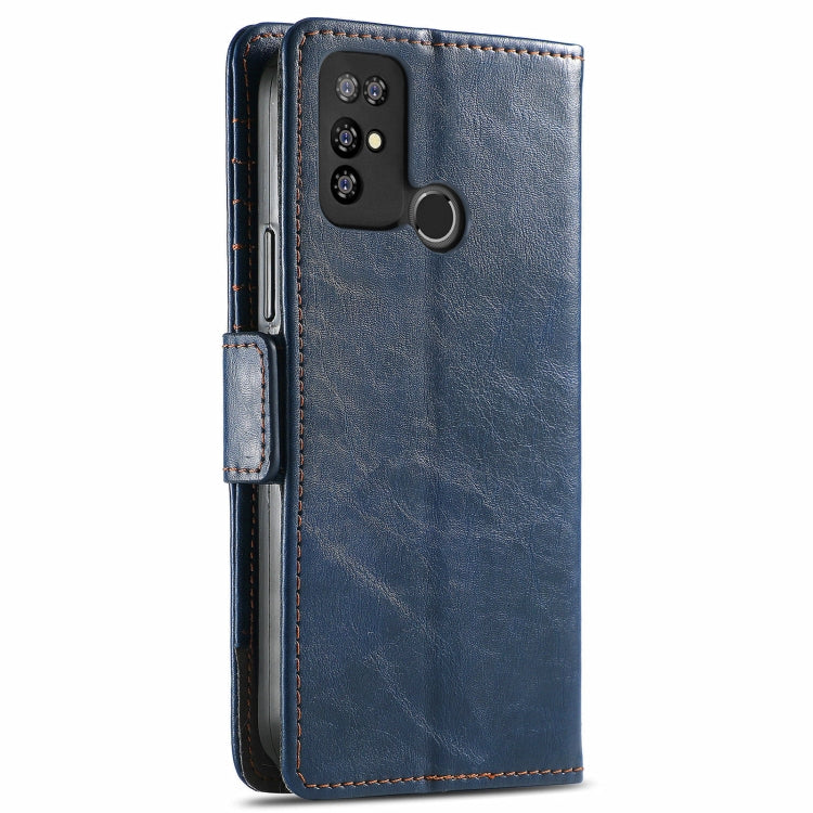 For Doogee X96 Pro CaseNeo Business Splicing Dual Magnetic Buckle Horizontal Flip PU Leather Case with Holder & Card Slots & Wallet(Blue) - More Brand by PMC TechLife | Online Shopping South Africa | PMC TechLife | Buy Now Pay Later Mobicred