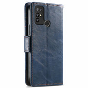 For Doogee X96 Pro CaseNeo Business Splicing Dual Magnetic Buckle Horizontal Flip PU Leather Case with Holder & Card Slots & Wallet(Blue)