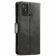 For Doogee X96 Pro CaseNeo Business Splicing Dual Magnetic Buckle Horizontal Flip PU Leather Case with Holder & Card Slots & Wallet(Black)