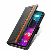 For Doogee X96 Pro CaseNeo Business Splicing Dual Magnetic Buckle Horizontal Flip PU Leather Case with Holder & Card Slots & Wallet(Black)