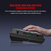 HXSJ L800 61 Keys Bluetooth 5.0 / 2.4G Wireless / Type-C Wired Three Modes Blue Shaft Mechanical Keyboard(White)