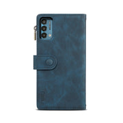 For OnePlus Nord N200 5G Retro Frosted Horizontal Flip Leather Case with Holder & Card Slot & Wallet & Zipper Pocket & Lanyard(Deep Green)