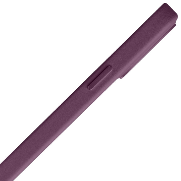 For iPhone 13 QIALINO Nappa Cowhide MagSafe Magnetic Protective Case(Purple Crystal)