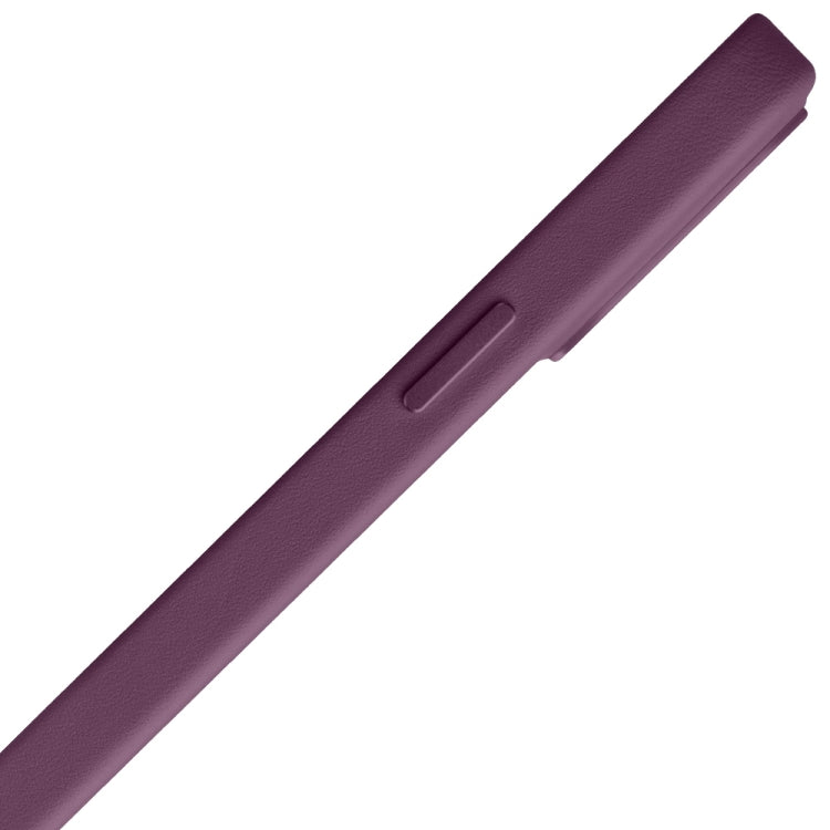 For iPhone 13 QIALINO Nappa Cowhide MagSafe Magnetic Protective Case(Purple Crystal)