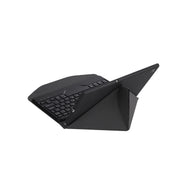 BM10 Diamond Texture Detachable Bluetooth Keyboard Leather Tablet Case with Pen Slot & Triangular Back Support For Lenovo Smart Tab M10 HPD Plus TB-X606F 10.3 inch(Black)