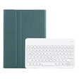 Y0N5 TPU Tablet Case Lambskin Texture Round Keycap Bluetooth Keyboard Leather Tablet Case with Holder For Xiaomi Pad 5 / 5 Pro(Dark Green) - free shipping - PMC TechLife - Order now!