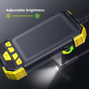 Y19 8mm Single Lens Hand-held Hard-wire Endoscope with 4.3-inch IPS Color LCD Screen, Cable Length:10m(Yellow)