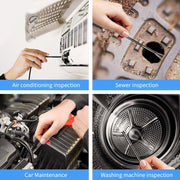 Y17 5MP 7.9mm Dual-lens HD Autofocus WiFi Industrial Digital Endoscope Zoomable Snake Camera, Cable Length:5m Hard Cable(Black)