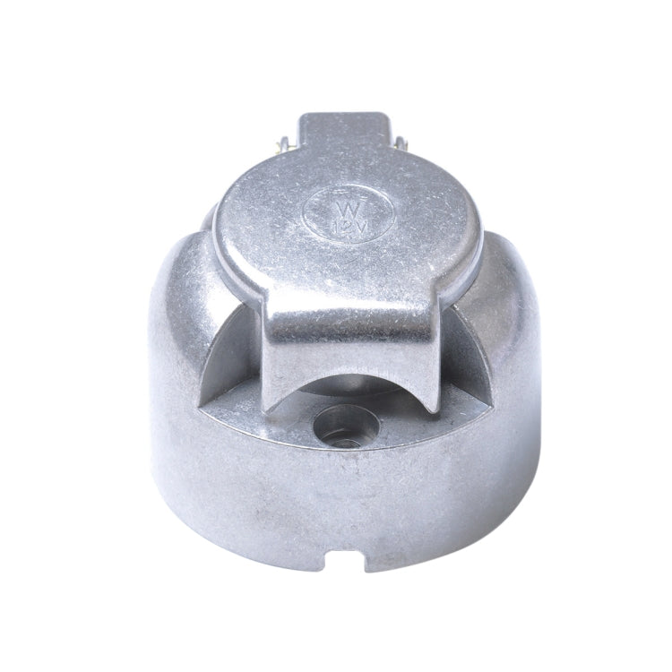 A0201 12V 7 Pin Round Plug Female Metal Trailer Adapter Connector Boat Carvan EU Plug - Terminal connectors by PMC TechLife | Online Shopping South Africa | PMC TechLife | Buy Now Pay Later Mobicred