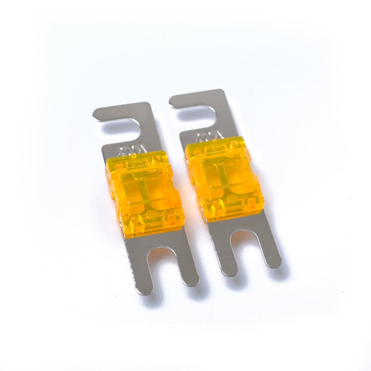 A0302 Dark Orange 5 PCS Car Audio AFS Mini ANL 30A Fuse Nicked Plated - Fuse by PMC TechLife | Online Shopping South Africa | PMC TechLife | Buy Now Pay Later Mobicred