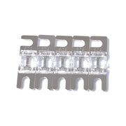 A0304 Transparent 5 PCS Car Audio AFS Mini ANL 30A Fuse Nicked Plated