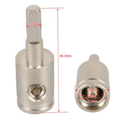 A5682 4 PCS Car Small Size Nickel-plated Brass 4GA to 8GA Audio Terminal Block with Screws