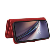 For OnePlus Nord CE 5G Skin Feel PU + TPU Horizontal Flip Leather Case With Holder & 15 Cards Slot & Wallet & Zipper Pocket & Lanyard(Red)