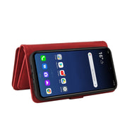 For LG G9 / Velvet Skin Feel PU + TPU Horizontal Flip Leather Case With Holder & 15 Cards Slot & Wallet & Zipper Pocket & Lanyard(Red)