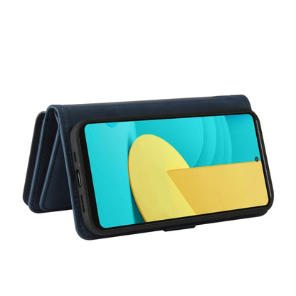For LG Stylo 7 / Stylo 7 5G Skin Feel PU + TPU Horizontal Flip Leather Case With Holder & 15 Cards Slot & Wallet & Zipper Pocket & Lanyard(Blue) - LG by PMC Jewellery | Online Shopping South Africa | PMC Jewellery | Buy Now Pay Later Mobicred