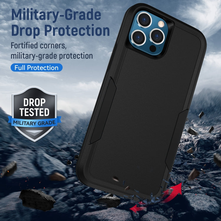 For iPhone 13 Pro Max Pioneer Armor Heavy Duty Shockproof Phone Case (Black) - free shipping - PMC TechLife - Order now!