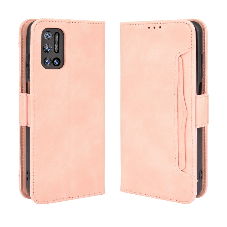 For Doogee N40 Pro Skin Feel Calf Pattern Horizontal Flip Leather Case with Holder & Card Slots & Photo Frame(Pink) - free shipping - PMC TechLife - Order now!