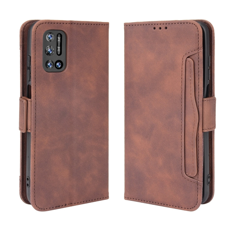 For Doogee N40 Pro Skin Feel Calf Pattern Horizontal Flip Leather Case with Holder & Card Slots & Photo Frame(Brown) - More Brand by PMC TechLife | Online Shopping South Africa | PMC TechLife | Buy Now Pay Later Mobicred