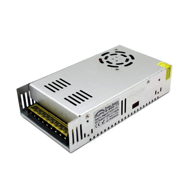 S-600-12 DC12V 50A 600W Light Bar Regulated Switching Power Supply LED Transformer, Size: 215 x 115 x 50mm