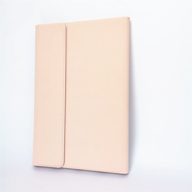 For Lenovo Pad Tab P11 11 inch TB-J606F LX110 Solid Color Detachable Square Keycap Bluetooth Keyboard Leather Tablet Case with Stand(Pink) - Lenovo Keyboard by PMC TechLife | Online Shopping South Africa | PMC TechLife