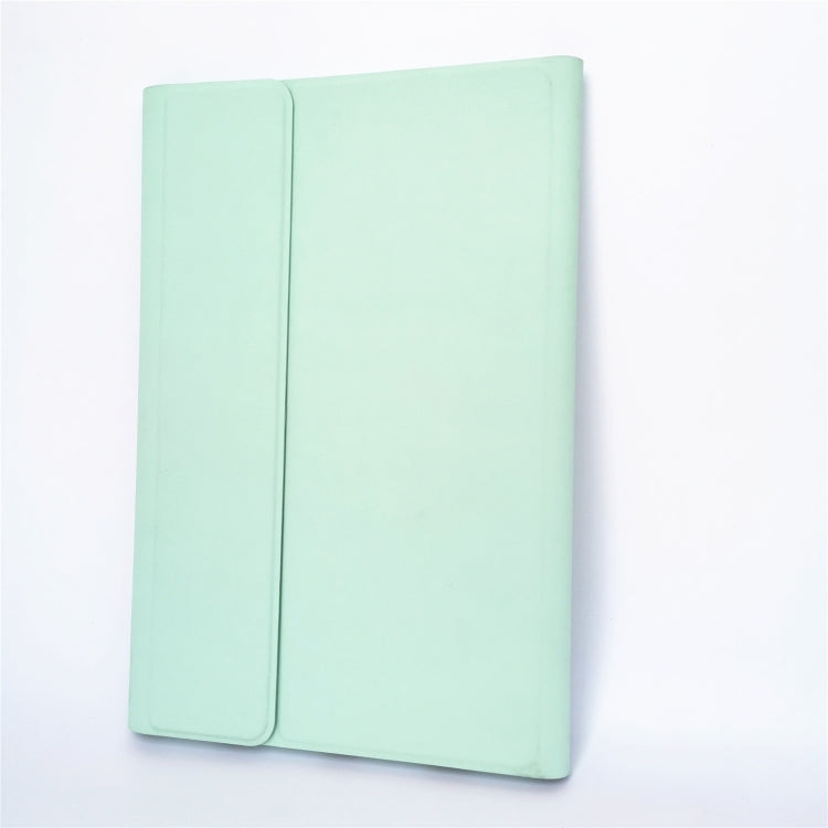 For Lenovo Pad Tab P11 11 inch TB-J606F LX110 Solid Color Detachable Square Keycap Bluetooth Keyboard Leather Tablet Case with Stand(Green) - Lenovo Keyboard by PMC TechLife | Online Shopping South Africa | PMC TechLife