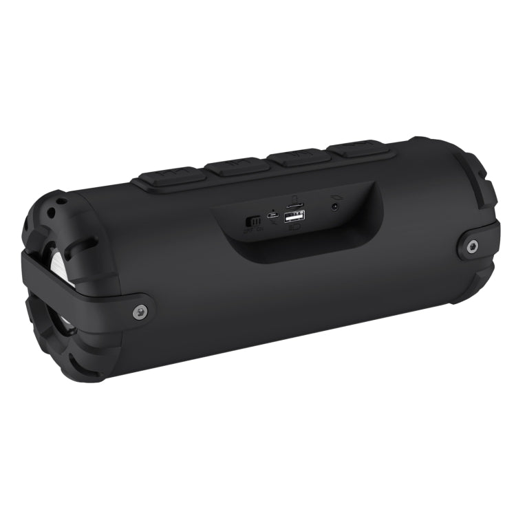 New Rixing NR-6013 Bluetooth 5.0 Portable Outdoor Wireless Bluetooth Speaker with Shoulder Strap(Blue)