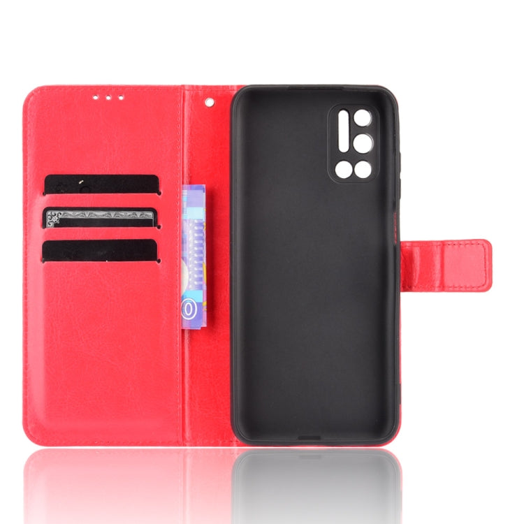 For Doogee N40 Pro Crazy Horse Texture Horizontal Flip Leather Case with Holder & Card Slots & Lanyard(Red) - More Brand by PMC TechLife | Online Shopping South Africa | PMC TechLife | Buy Now Pay Later Mobicred