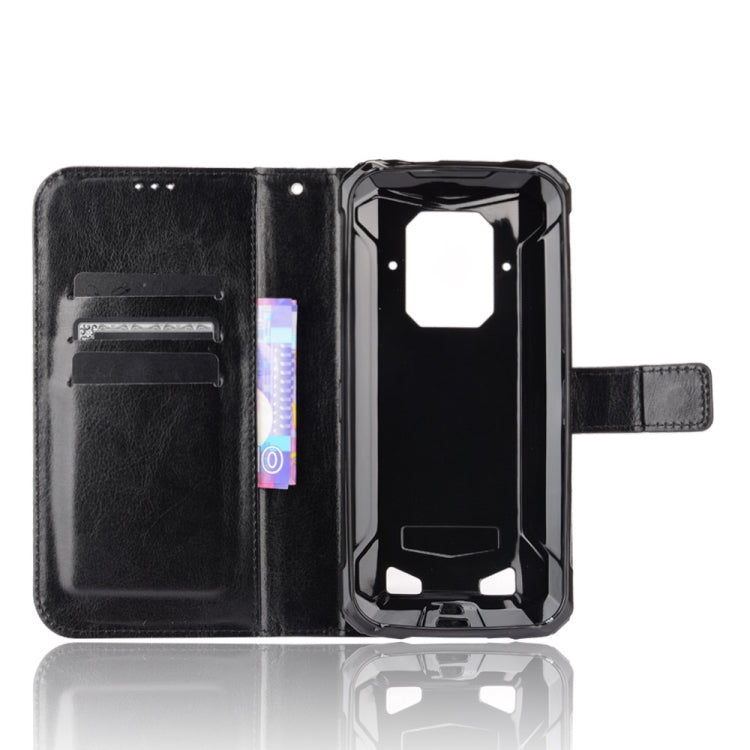 For Doogee S86 / S86 Pro Crazy Horse Texture Horizontal Flip Leather Case with Holder & Card Slots & Lanyard(Black) - More Brand by PMC TechLife | Online Shopping South Africa | PMC TechLife | Buy Now Pay Later Mobicred